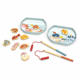 Jeu de pêche à la ligne magnétique en bois Speedy monkey