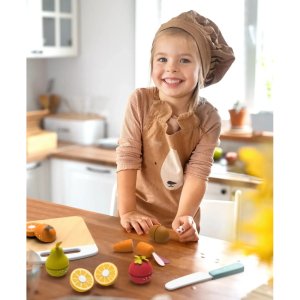 Fruits et légumes en bois à découper Speedy monkey