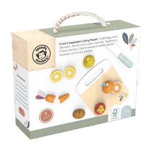 Fruits et légumes en bois à découper Speedy monkey