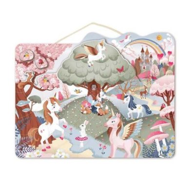 Puzzle magnétique licornes 48 pièces
