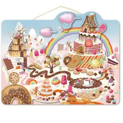 Puzzle magnétique bonbons 48 pièces