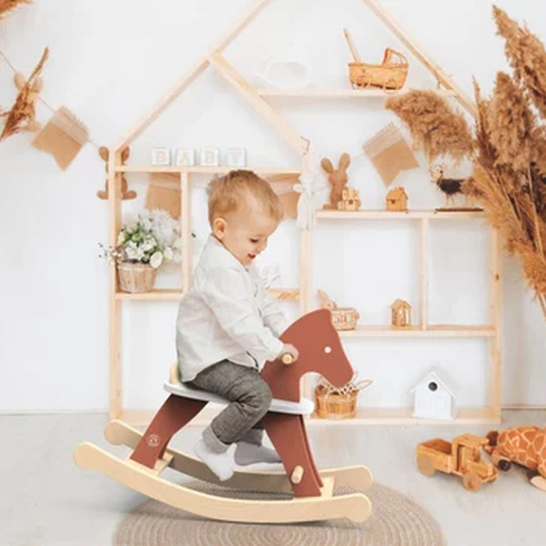 Cheval à bascule en bois Speedy monkey