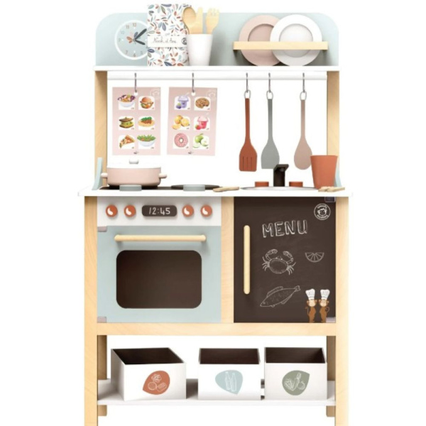 Cuisine enfant en bois party avec accessoires Speedy monkey