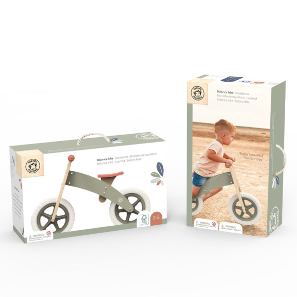 Draisienne enfant en bois Speedy monkey