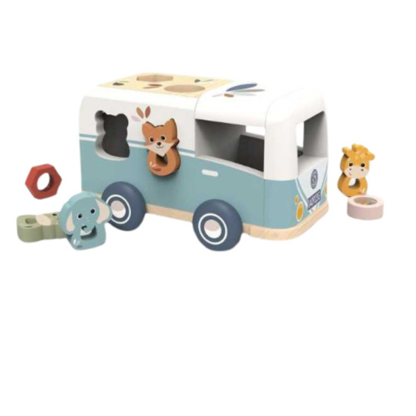 Van boîte à formes en bois Speedy monkey