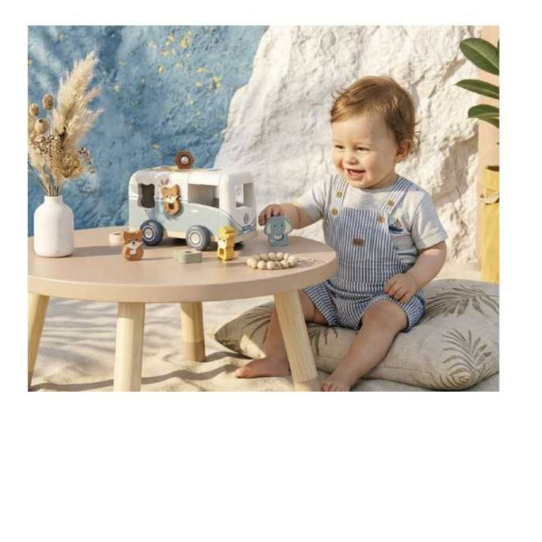Van boîte à formes en bois Speedy monkey