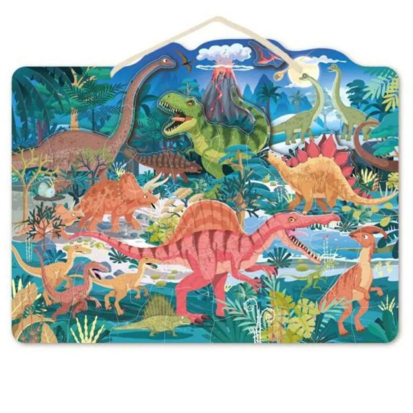 Puzzle magnétique dinosaures 48 pièces Speedy monkey