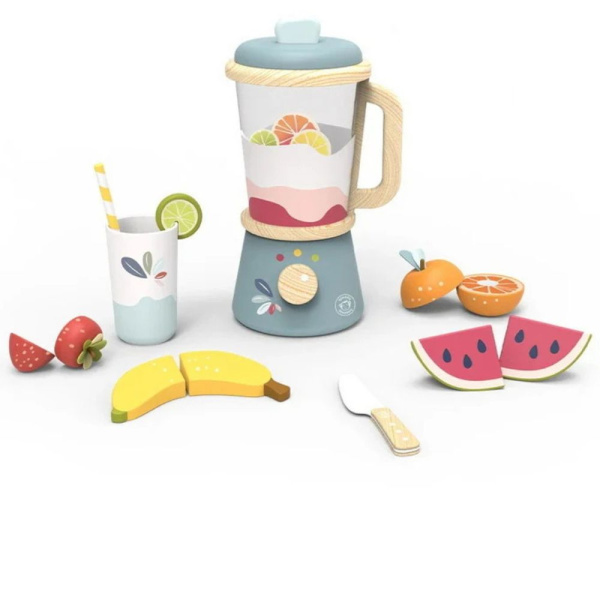Mixeur en bois avec accessoires dès 3 ans Speedy monkey