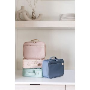 Lunch bag isotherme en tissu recyclé bleu 3 sprouts
