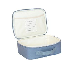 Lunch bag isotherme en tissu recyclé bleu 3 sprouts