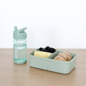 Lunch box en plastique recyclé vert 3 sprouts