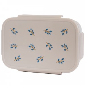 Lunch box en plastique recyclé taupe myrtille 3 sprouts