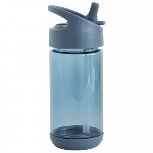 Gourde en plastique recyclé bleu 3 sprouts