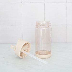 Gourde en plastique recyclé sable 3 sprouts