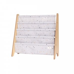 Bibliothèque enfant terrazzo gris clair 3 sprouts