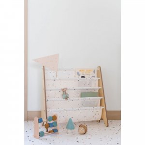Bibliothèque enfant terrazzo crème 3 sprouts