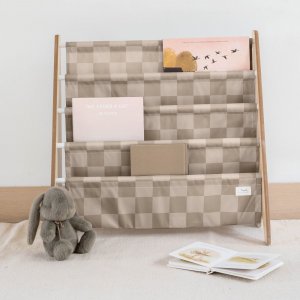 Bibliothèque enfant damier beige 3 sprouts