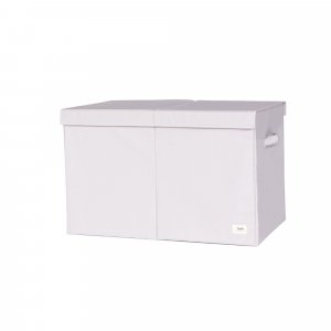 Coffre à jouets uni gris clair 3 sprouts