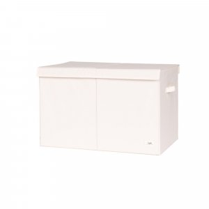 Coffre à jouets uni crème 3 sprouts