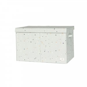 Coffre à jouets terrazzo vert 3 sprouts