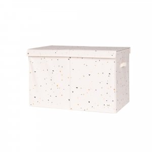 Coffre à jouets terrazzo crème 3 sprouts
