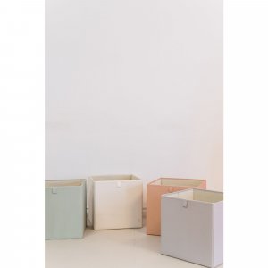 Cube de rangement uni vert 33 x 33 cm 3 sprouts