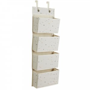 Bibliothèque murale enfant terrazzo crème 3 sprouts