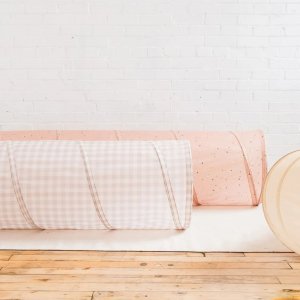 Tunnel de jeu en tissu recyclé terrazzo argile 3 sprouts