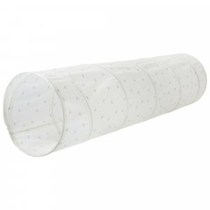Tunnel de jeu en tissu recyclé myrtilles ivoire 3 sprouts
