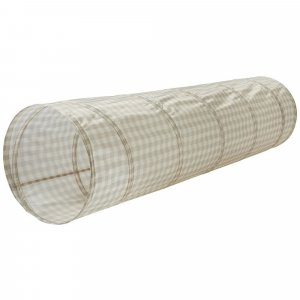 Tunnel de jeu en tissu recyclé vichi beige 3 sprouts