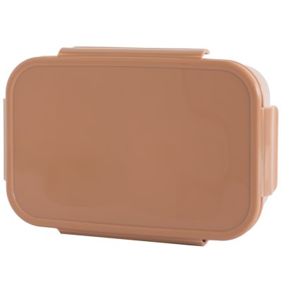 Lunch box en plastique recyclé rouille
