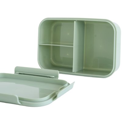 Lunch box en plastique recyclé vert