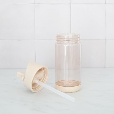 Gourde en plastique recyclé sable