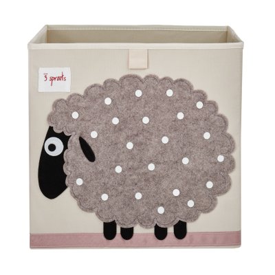 Cube de rangement mouton 33 x 33 cm