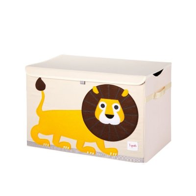 Coffre à jouets lion