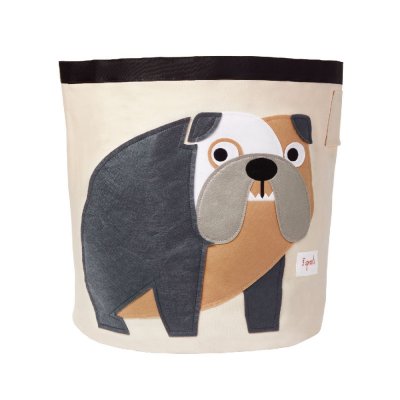 Sac à jouets bulldog