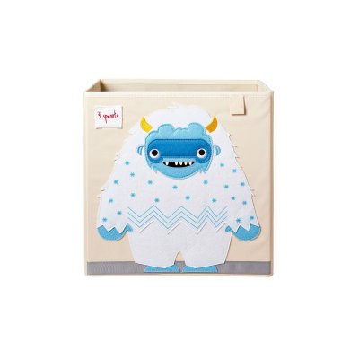 Cube de rangement yéti 33 x 33 cm