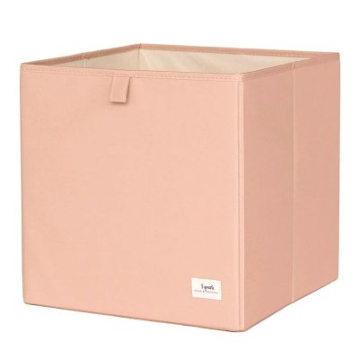 Cube de rangement uni argile 33 x 33 cm