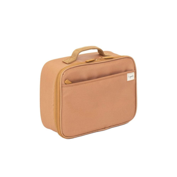 Lunch bag isotherme en tissu recyclé rouille 3 sprouts