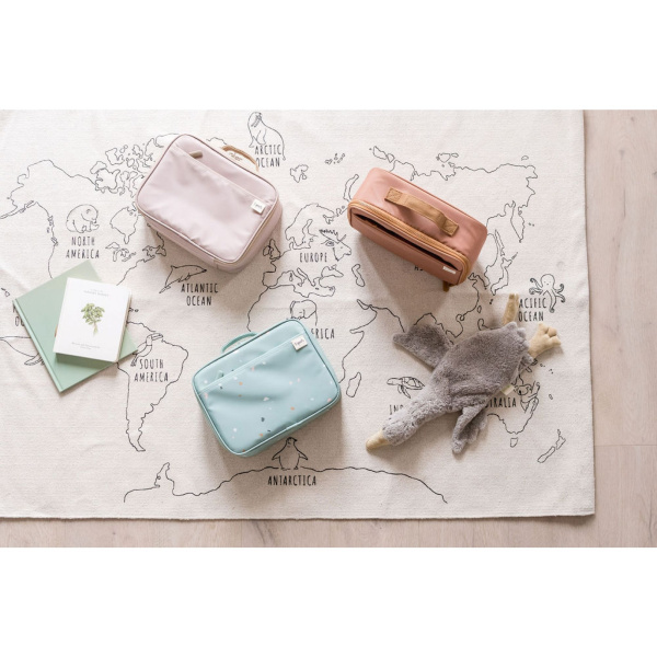 Lunch bag isotherme en tissu recyclé rouille 3 sprouts