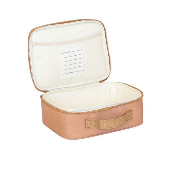 Lunch bag isotherme en tissu recyclé rouille 3 sprouts