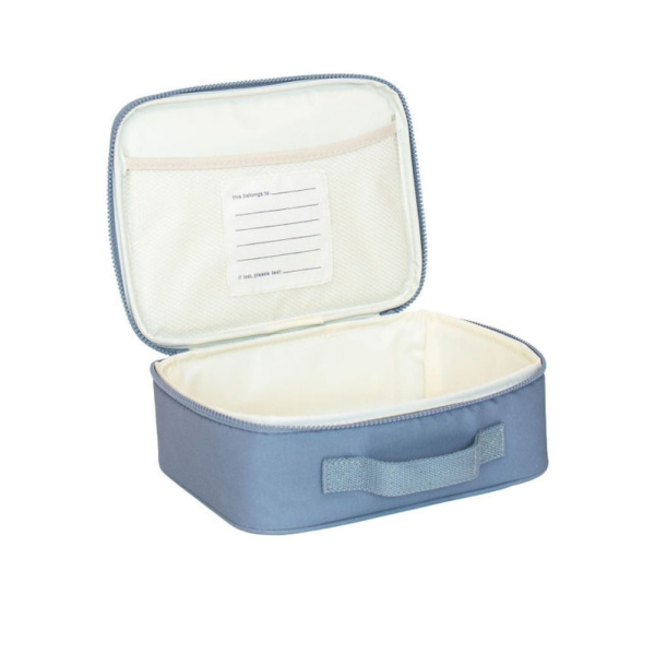Lunch bag isotherme en tissu recyclé bleu 3 sprouts