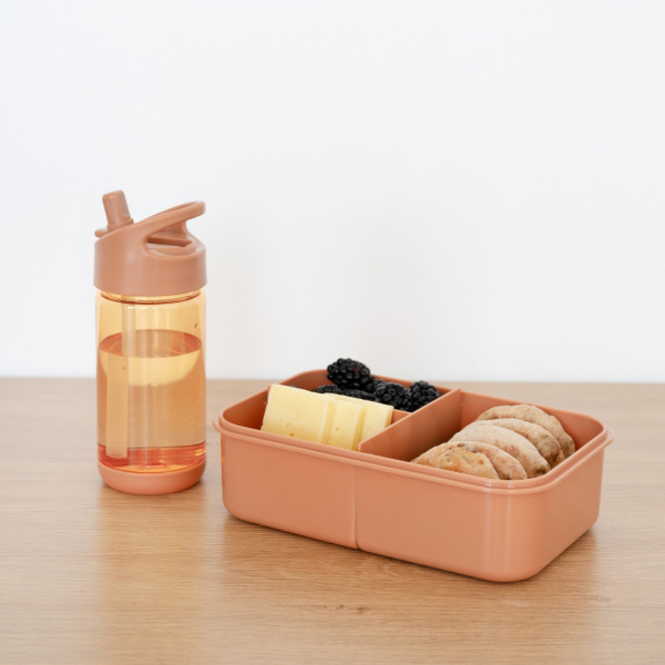 Lunch box en plastique recyclé rouille 3 sprouts