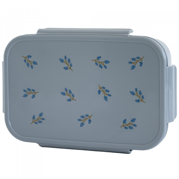 Lunch box en plastique recyclé bleu myrtilles 3 sprouts