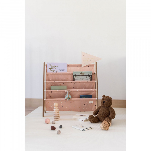 Bibliothèque enfant terrazzo argile 3 sprouts