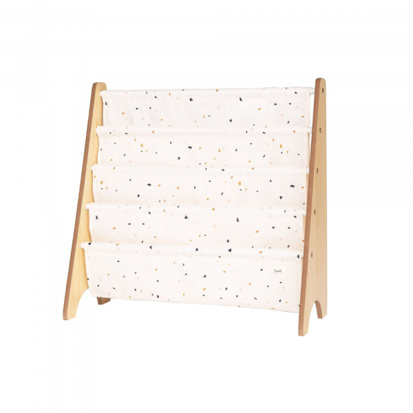 Bibliothèque enfant terrazzo crème 3 sprouts