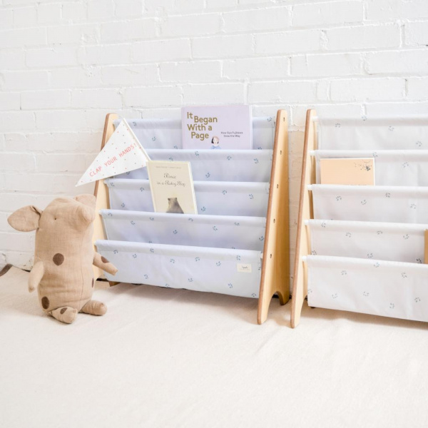 Bibliothèque enfant myrtilles taupe 3 sprouts