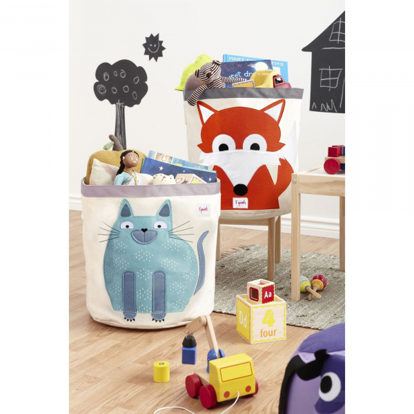 Sac à jouets chat 3 sprouts