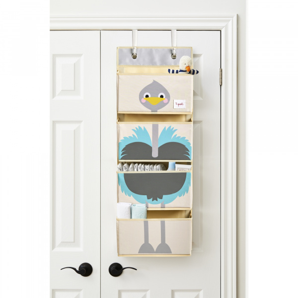 Bibliothèque murale enfant autruche 3 sprouts