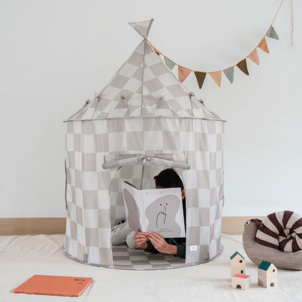 Tente en tissu enfant vichi beige 3 sprouts